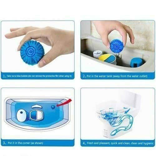 Toilet Cleaning Tablet-Toilet Deodorizer Bathroom Cleaner Tablet Pack of 1 (10pc)